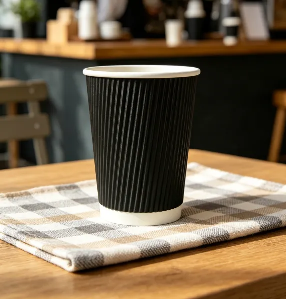 12.5oz Single Wall White Disposable Paper Cups for Hot Beverages photo-4