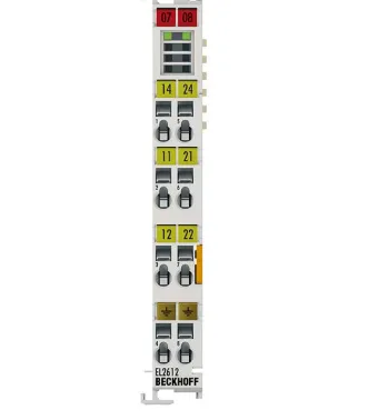 BECKHOFF EL2612 EtherCAT 2-канальный реле-выходной модуль с переключающим контактом 125 В переменного тока, 30 В постоянного тока. Промышленный ввод-выводный терминал для автоматизации ПЛК