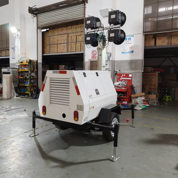 Mobile Lighting Tower With Yangdong Power Generator photo-5