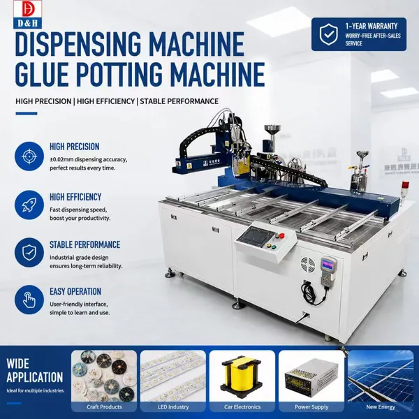 Epoxy Resin Air Bubble Remover Machine Automatic Ab Glue Dispensing Potting Machine