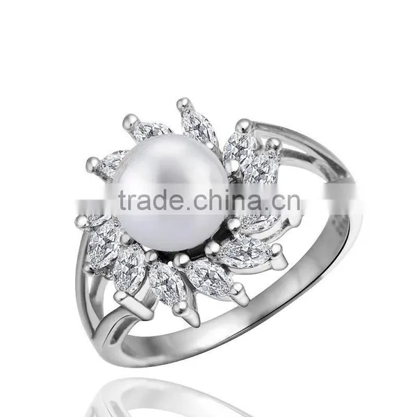 925 Sterling Silver Jewelry Natural Pearl Rings Wholesale Quality Choice photo-2