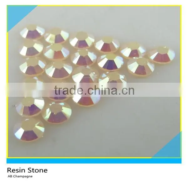 Flat Back Resin Stone AB Clear Round Ss20 5mm 100 Gross 14400 Pcs photo-2