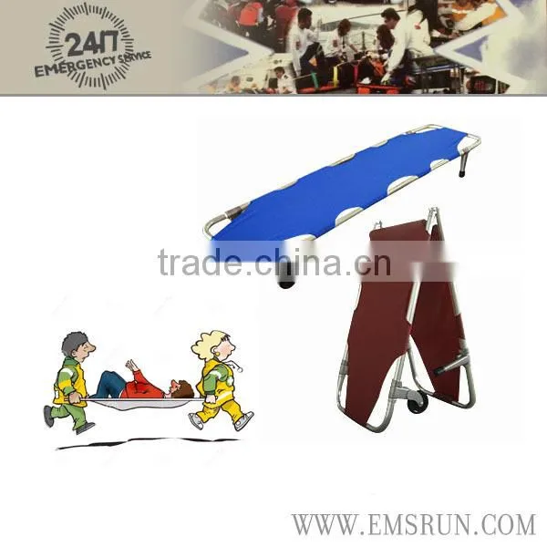 High - Strength Aluminum Alloy 2 Foldaway Portable Stretcher photo-2