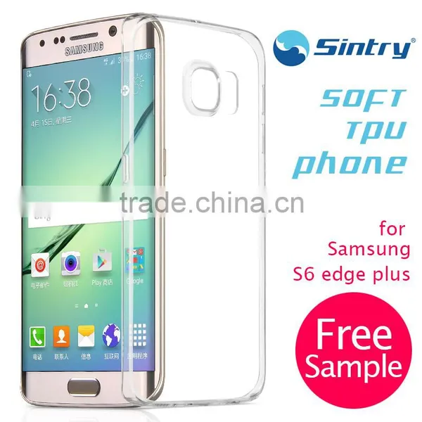 Transparent Tpu 0.3mm Case Soft Silicone Mobile Phone Housing Clear Custom s6 Edge Plus Case for Samsung Galaxy s6 Edge Plus photo-2