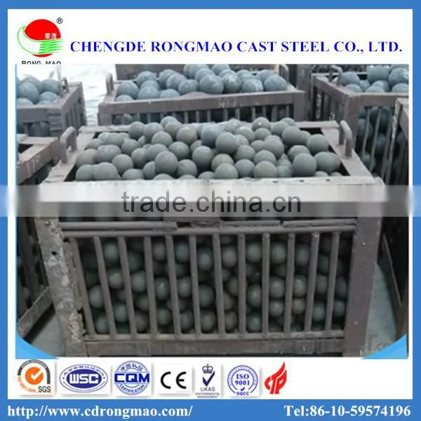 High Hardness and Impact Toughness Low Chrome 100mm Grinding Steel Ball photo-3