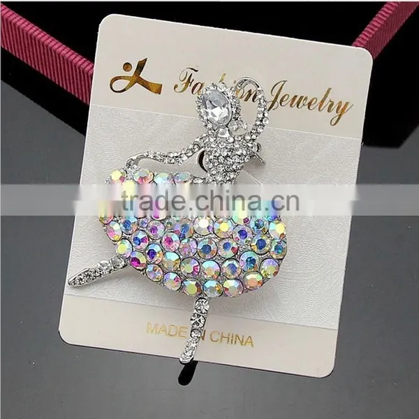 2016 Fashion Jewelry Manufacturers Selling Jewelry Dancing Ballet Girl Brooch Premium Corsage photo-2