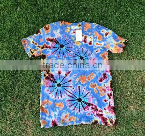 Thai Tie Dye/Dip Dye Handmade T-shirt Unique , Colorful and High Quality Original From Dobbytex Thailand