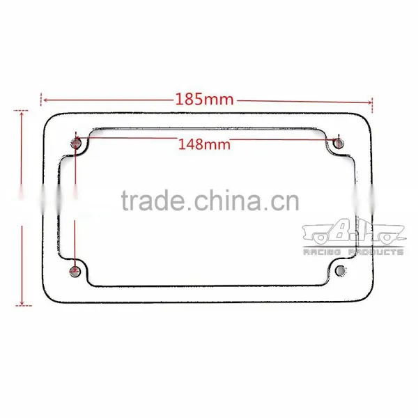 BJ-LPL294-001 Custom License Plate Frames Wholesale photo-6