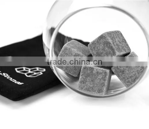 Hot Sale 9PCS/SET Whiskey Rock Stone Cube Whisky Whiskey Stone Ice Cube
