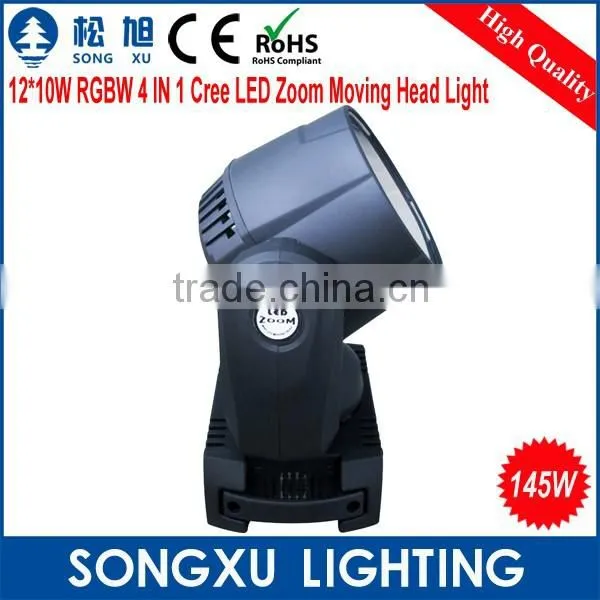 12x10w Rgbw 4in1 Sharpy Zoom Led Moving Head Light Stage Light photo-3