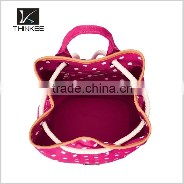 High Quality Design Your Logo Custom Drawstring Backpack photo-2