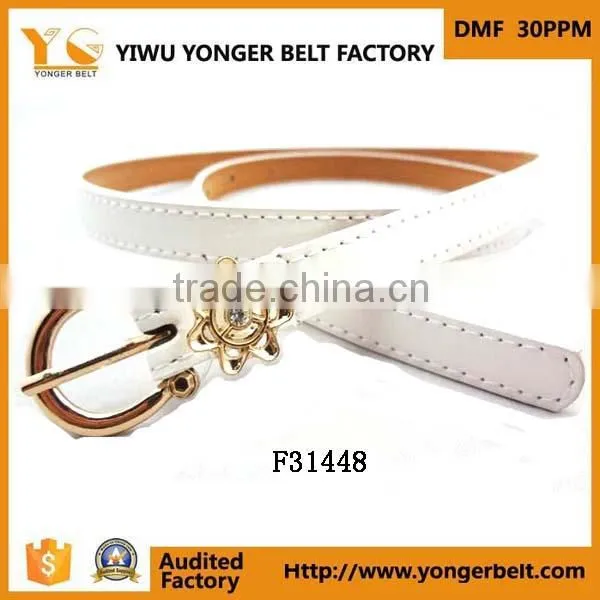 Fashion Bling Shiny Narrow Lady Jeans Belt Casual Skinny Women Belt photo-3
