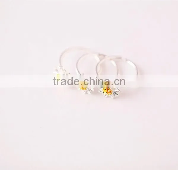 New Arrival Gold Tiny Delicated 925 Sterling Silver Daisy Fashion Jewelry Set for Wedding Party photo-5