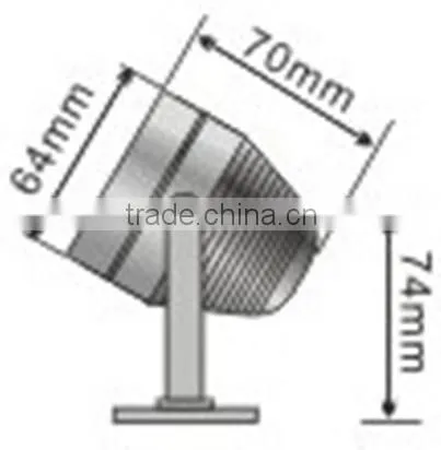 3W High Quality IP68 12V Underwater RGB LED Spotlight photo-2
