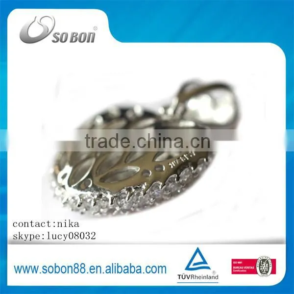Product You Can Import From China 925 Silver Necklace. Beauty Rechangeble Silver Pendant Necklace photo-3