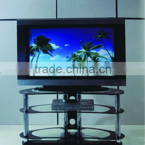 Tempered Black Glass TV Stand photo-4