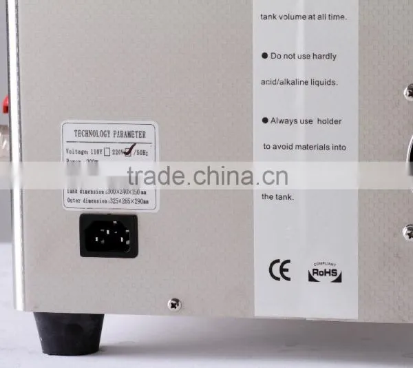 300W Digital Ultrasonic Cleaning Machine photo-3