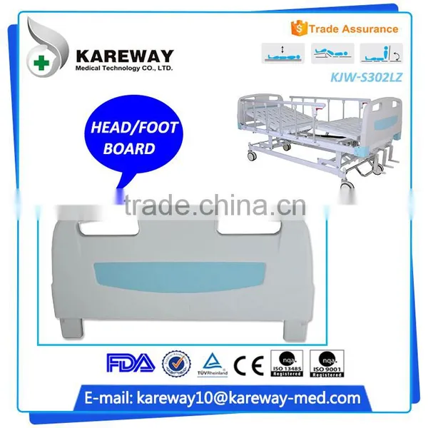 China Supplier Medical Equipments Manual Ordinary 3 Crank Manual Hospital Bed photo-3