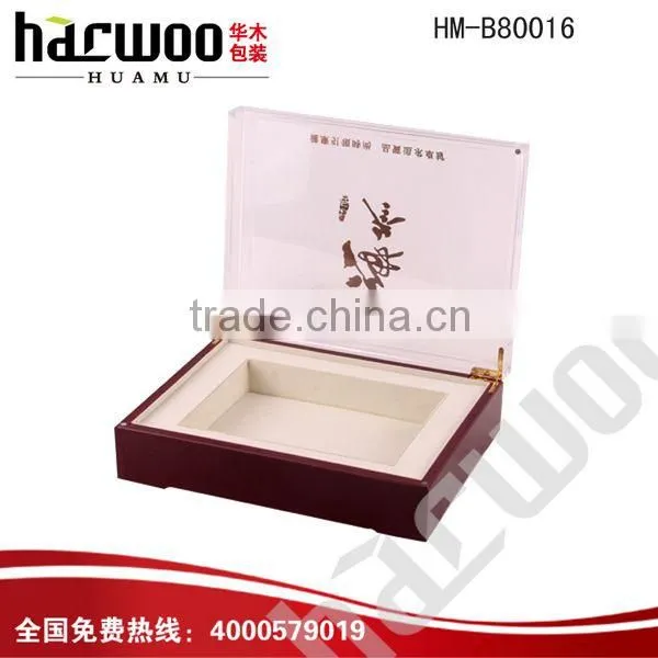 Wooden Box With Acrylic Windows and Lid photo-3