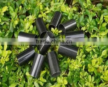 23*20*1000 3K Carbon Fiber Round Tube Pipe/Carbon Fibre Tube, Roll Wrapped Carbon Tube photo-4