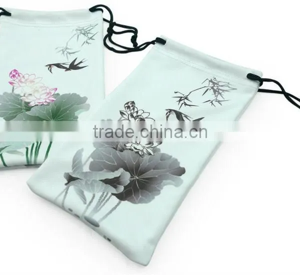 Custom Double Drawstring Sunglass Pouches photo-3