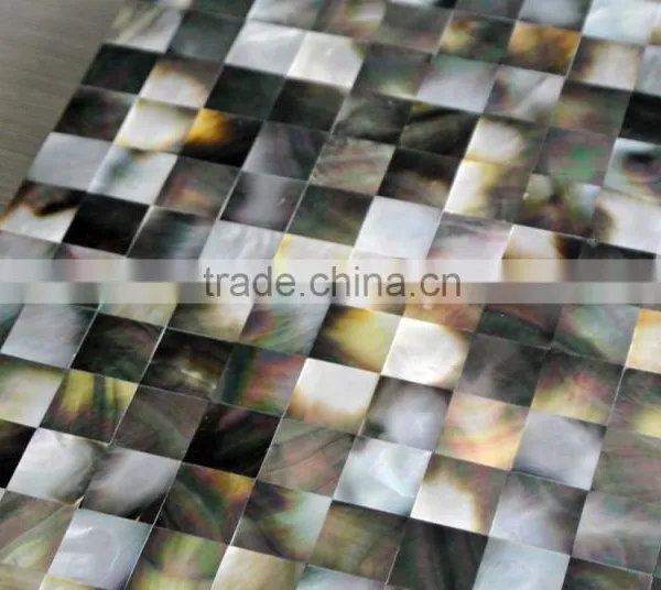 Blacklip Mother of Pearl Mosaic, Seamless on Mehs,bathroom Wall Tile photo-2