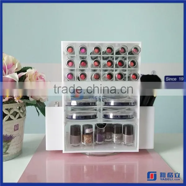 Yageli Since 1999 China Manufacturer Different Styles Rotating Acrylic Lipstick Holder Spinning Lipstick Tower Quality Choice photo-6