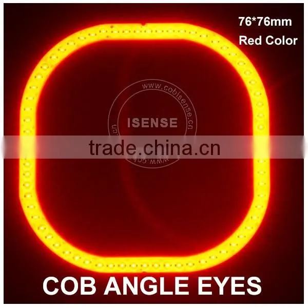 12V High Quality Square Shape Circle or Semi Circle COB Angel Eyes Headlight for Prado photo-3