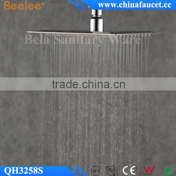 Bathroom SUS 304 Ultra Thin 8" Square Stainless Steel Shower Head photo-2