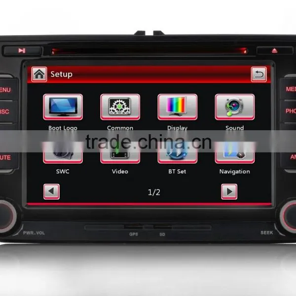 7" Digital Touch Screen Car DVD/GPS Player For VW GOLF 5 6 PASSAT CC TIGUAN Sharan EOS Caddy Jetta SEAT photo-3