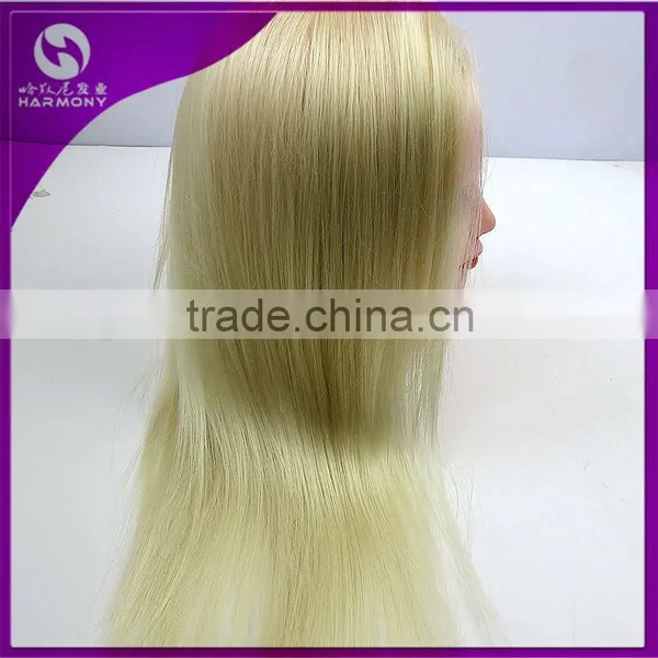 Cheap Huamn Hair Mannequin Head for Hairdressing100% Human Hair Training Doll Head Practice Head photo-3