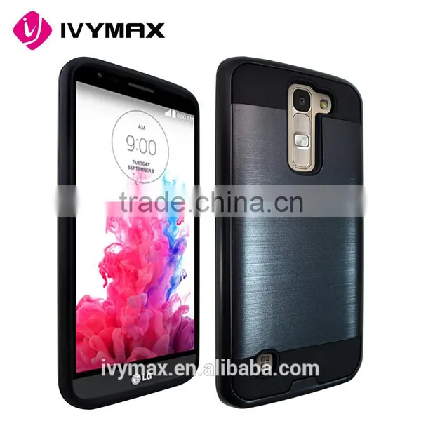 IVYMAX Rugged Hybrid Rubber Shockproof Hard Case Slim Cover For LG K7 Tribute 5 Phone Case photo-6