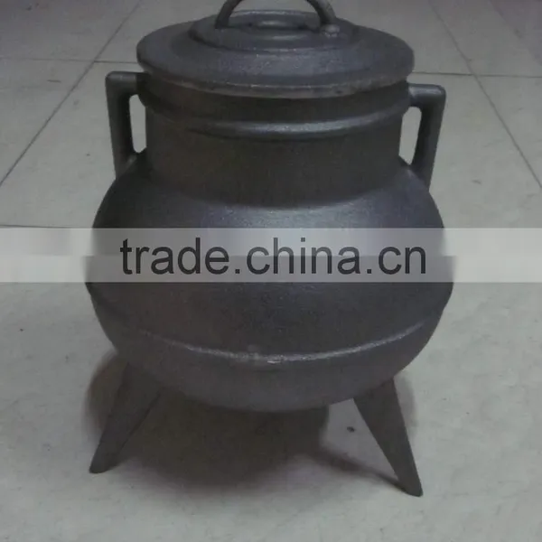 Size 1/4 Mini Cast Iron Black Three Legged Potjie Pot photo-4