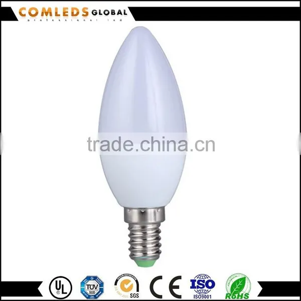B22 E14 Milky ul Led Tail Light Candle Bulb , E12 Candelabra Led Bulb 2700k 80w photo-3