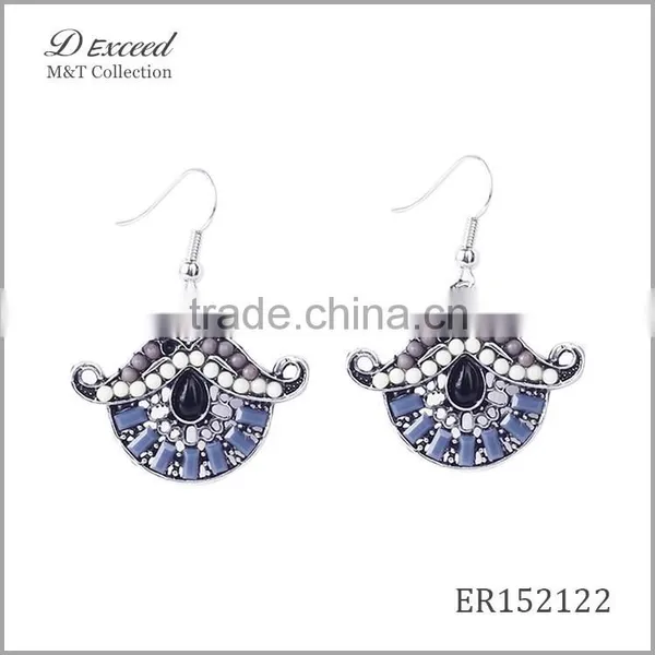 Wholesale Jewelry Promotional Gifts Ethnic Bohemian Native Beaded Dangle Earrings Fancy Bead Drop Earrings photo-3