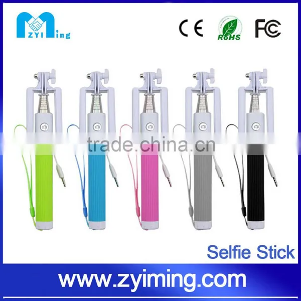 Zyiming Factory Wholesale Folding Selfie Stick YM-Z07-6S Selfie Stick Extendable Baton for Smart Phone photo-6
