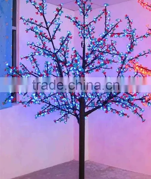 Outdoor Light up Flower Decoration Led Cherry Blossom Solar Tree Light photo-2
