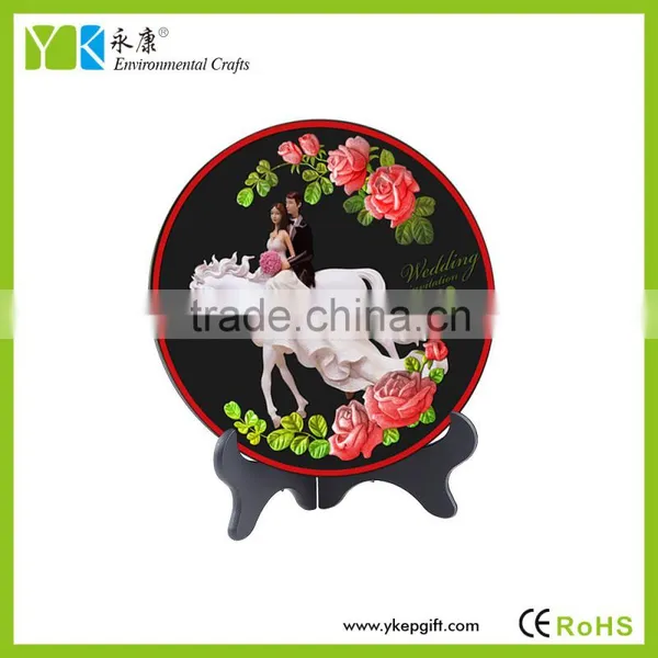 Romantic Couples Resin Crafts Home Decor for Newly Married Couple Prevent Radiation Damage photo-3