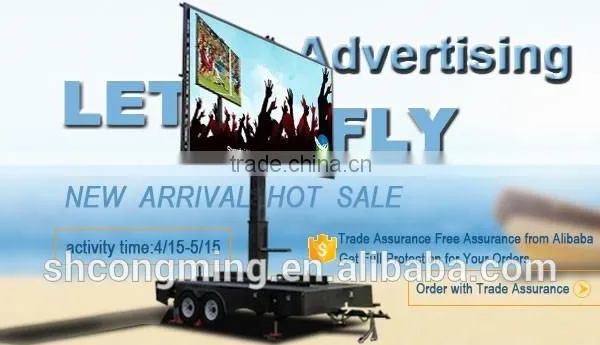 2016 Discount Mobile Outdoor Trailer Mounted Led Screen UK