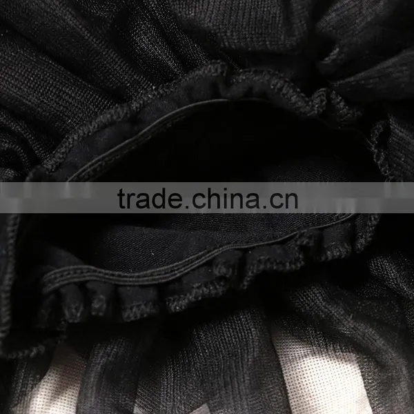 Baby Girl Chiffon Black Short Pants Diaper Cover Baby Tripp Ruffle Pants photo-5