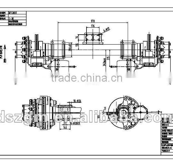 Dongfeng Dana Supporting Axle