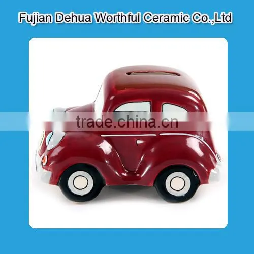 Cutely Car Design Ceramic Money Box photo-5