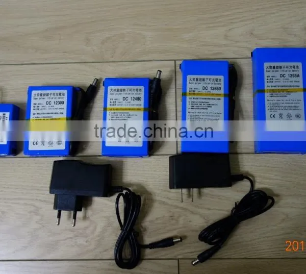 Super Polymer Rechargeable 12V 9800mAh Li-ion Battery photo-6