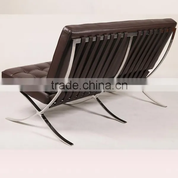 Luxury Design Barcelona Sofa 2 Seat for Living Room photo-3