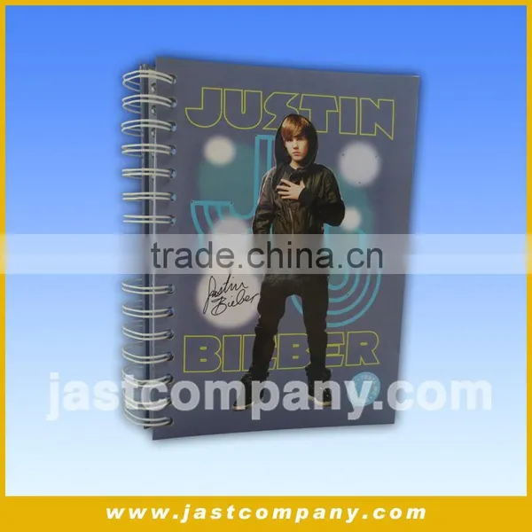 Justin Bieber Notebook Printing, Music And Light Recycled Note photo-5