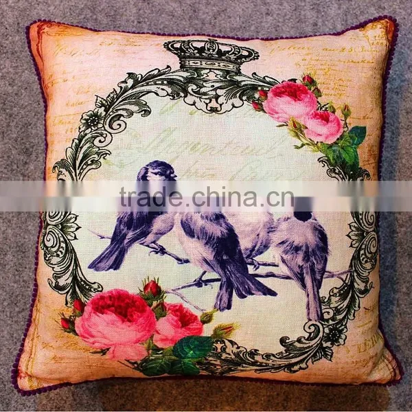 Home Decor 100% Polyester Custom Printed Cushion Cover photo-2