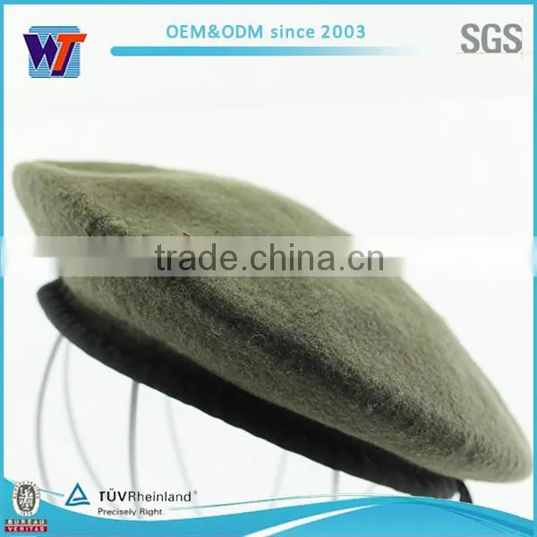French Beret Hat Custom Embroidered Beret for Military photo-5