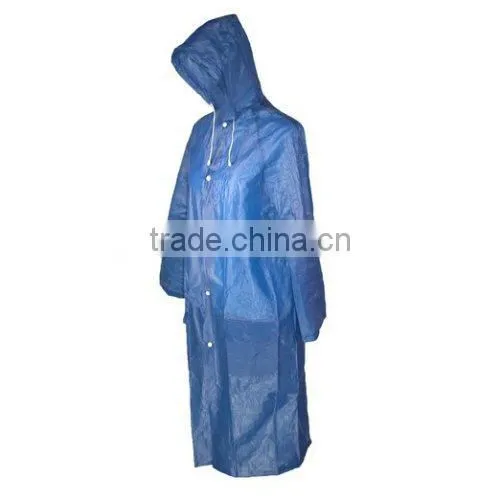 Disposal Plastic Cheap Raincoat With Unisex