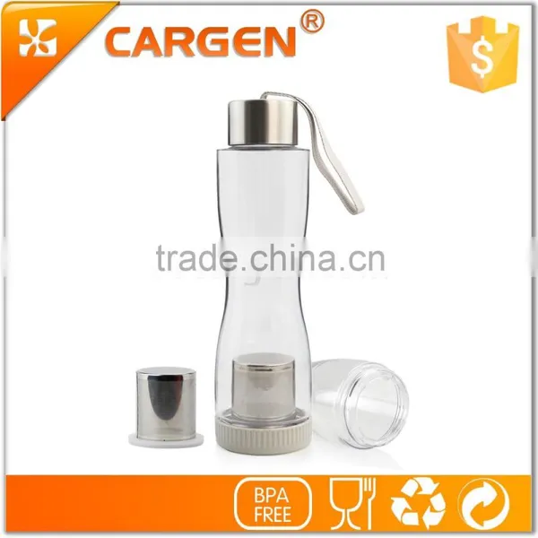 School 500ml Plastic Sport Tea Infuser Water Bottle photo-2
