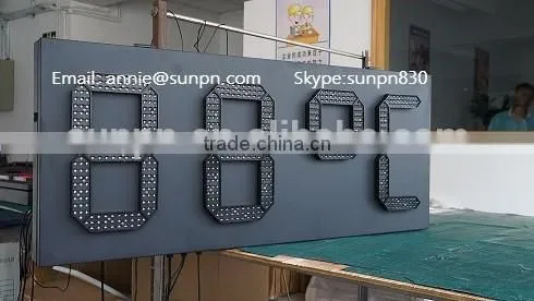 Outdoor LED Temperature Sign